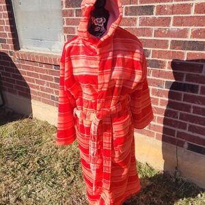 Cozy Red Plaid Women's Robe